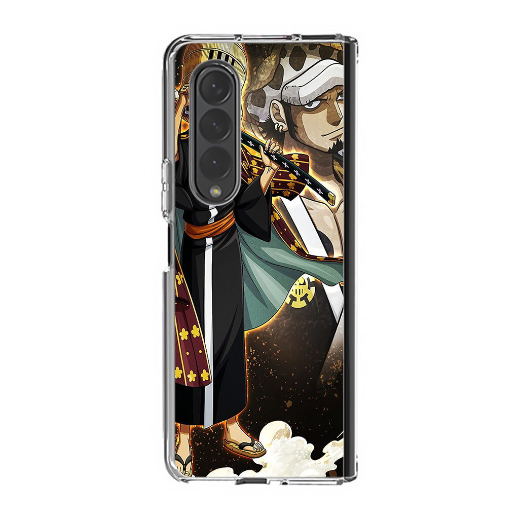 Trafalgar Law Wano Style Samsung Galaxy Z Fold 3 Case