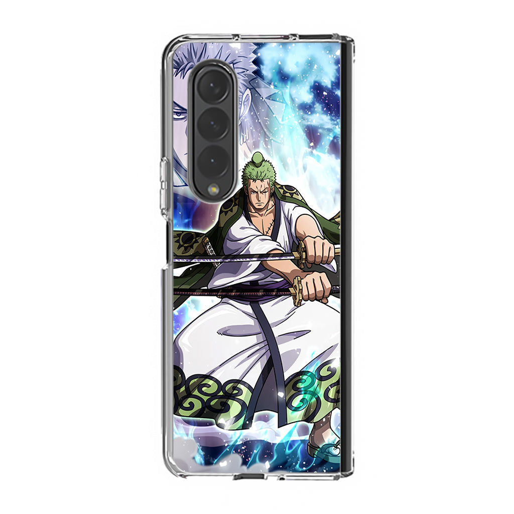 Zoro Two-Sword Style Arc Wano Samsung Galaxy Z Fold 3 Case