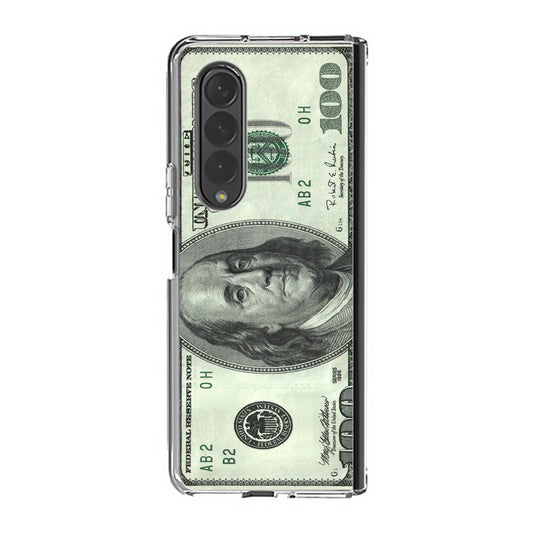 100 Dollar Samsung Galaxy Z Fold 4 Case