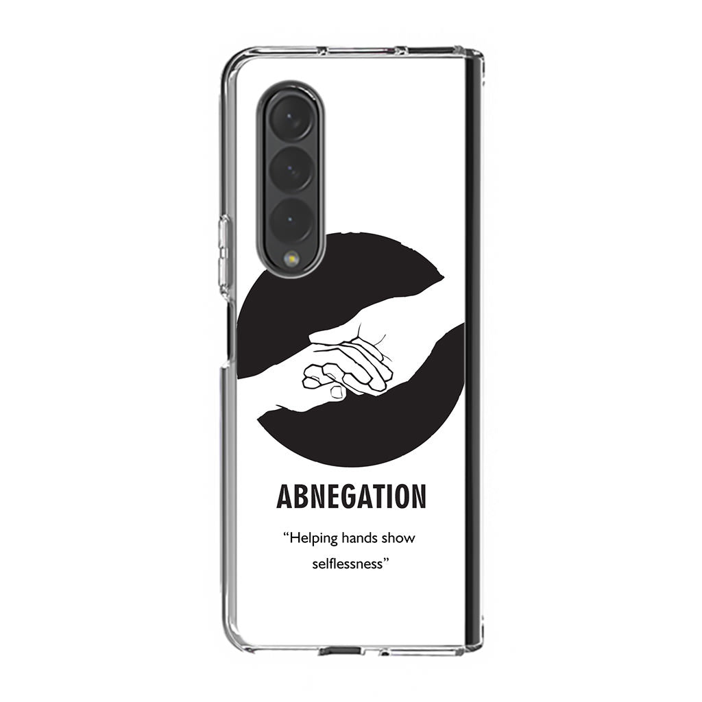 Abnegation Divergent Faction Samsung Galaxy Z Fold 3 Case