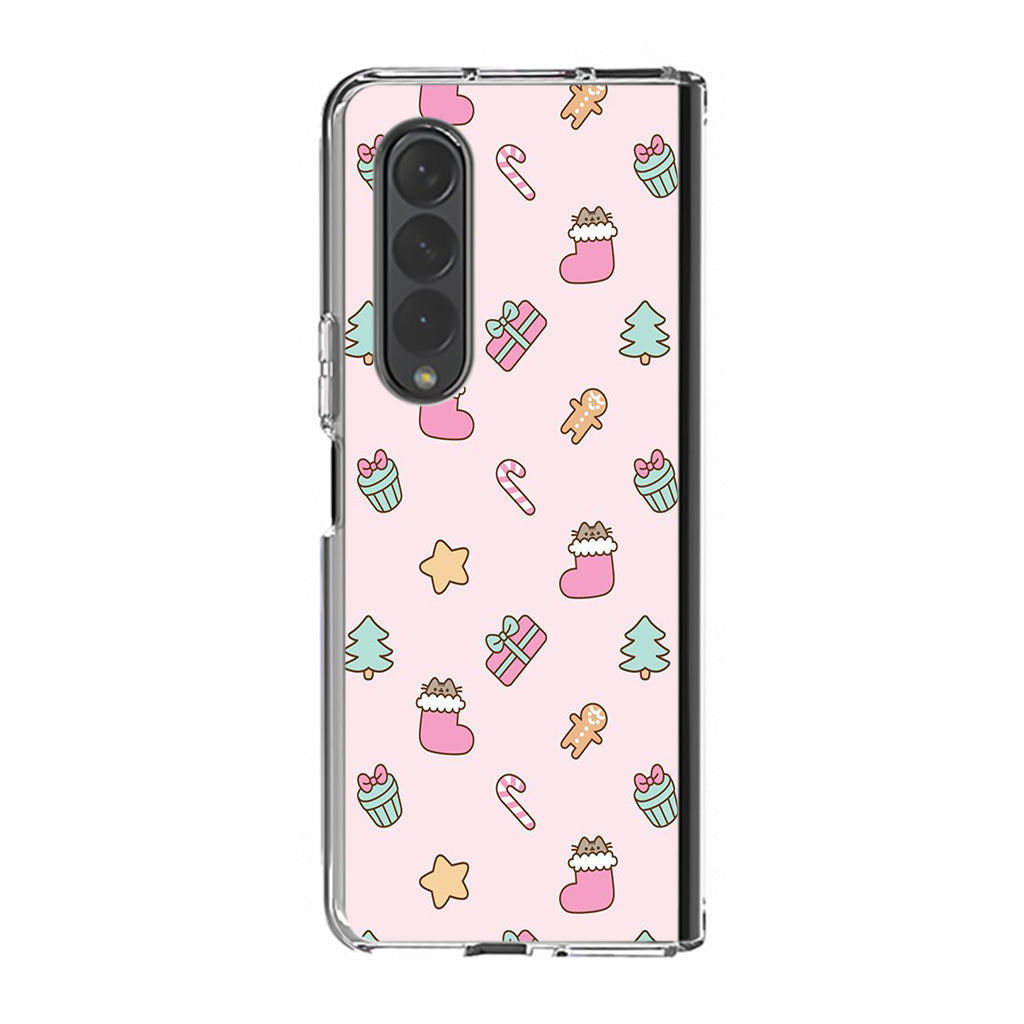 About Chrismas Pattern Samsung Galaxy Z Fold 3 Case