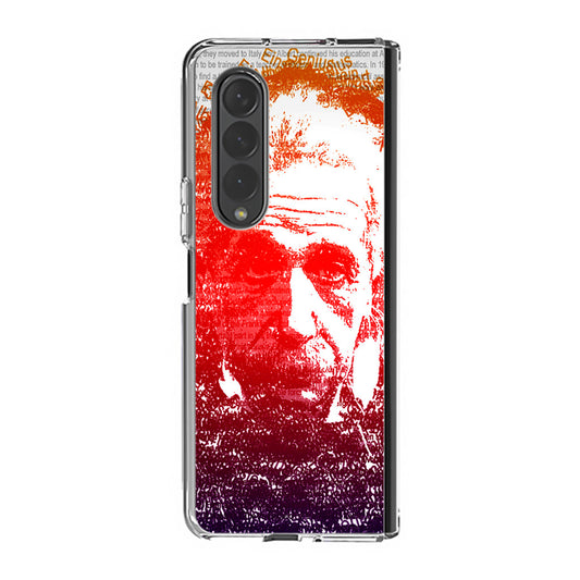 Albert Einstein Art Samsung Galaxy Z Fold 3 Case