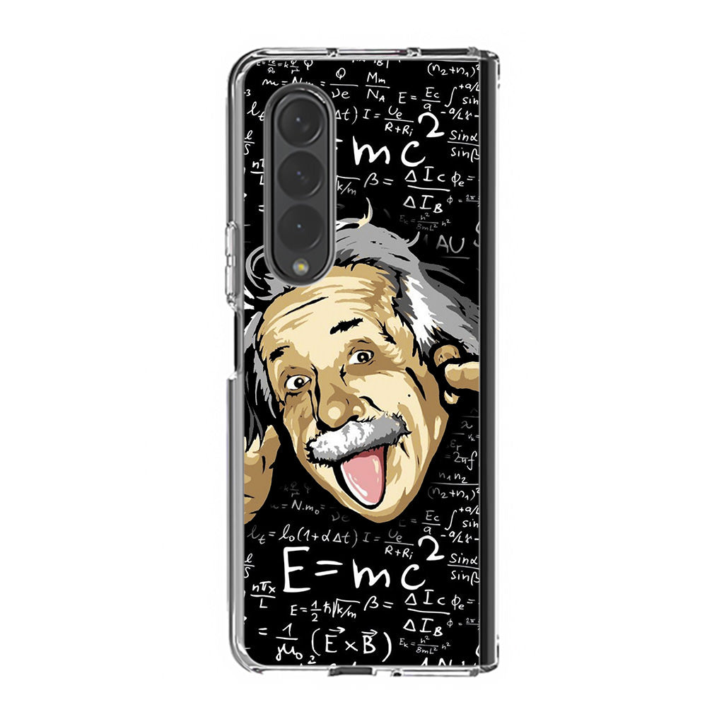 Albert Einstein's Formula Samsung Galaxy Z Fold 3 Case