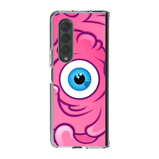 All Seeing Bubble Gum Eye Samsung Galaxy Z Fold 3 Case