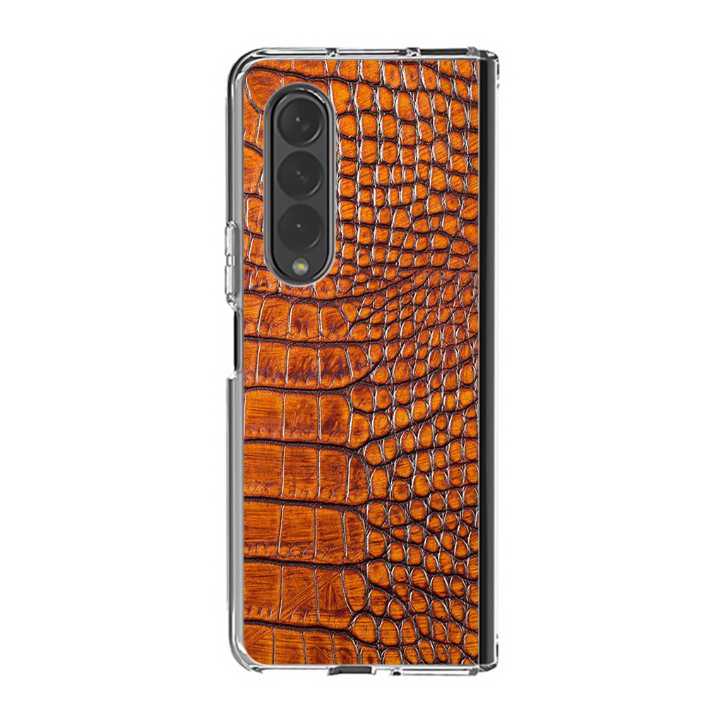 Alligator Skin Samsung Galaxy Z Fold 3 Case