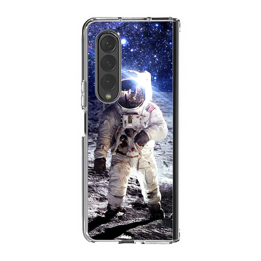 Astronaut Space Moon Samsung Galaxy Z Fold 3 Case