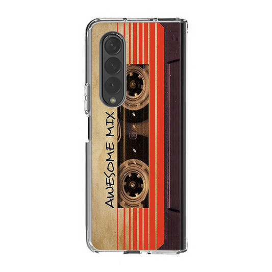 Awesome Mix Vol 1 Cassette Samsung Galaxy Z Fold 3 Case