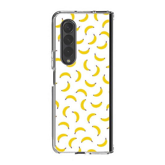 Bananas Fruit Pattern Samsung Galaxy Z Fold 3 Case