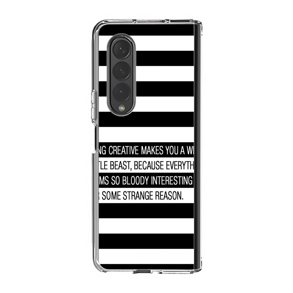 Being Creative Weird Samsung Galaxy Z Fold 3 Case