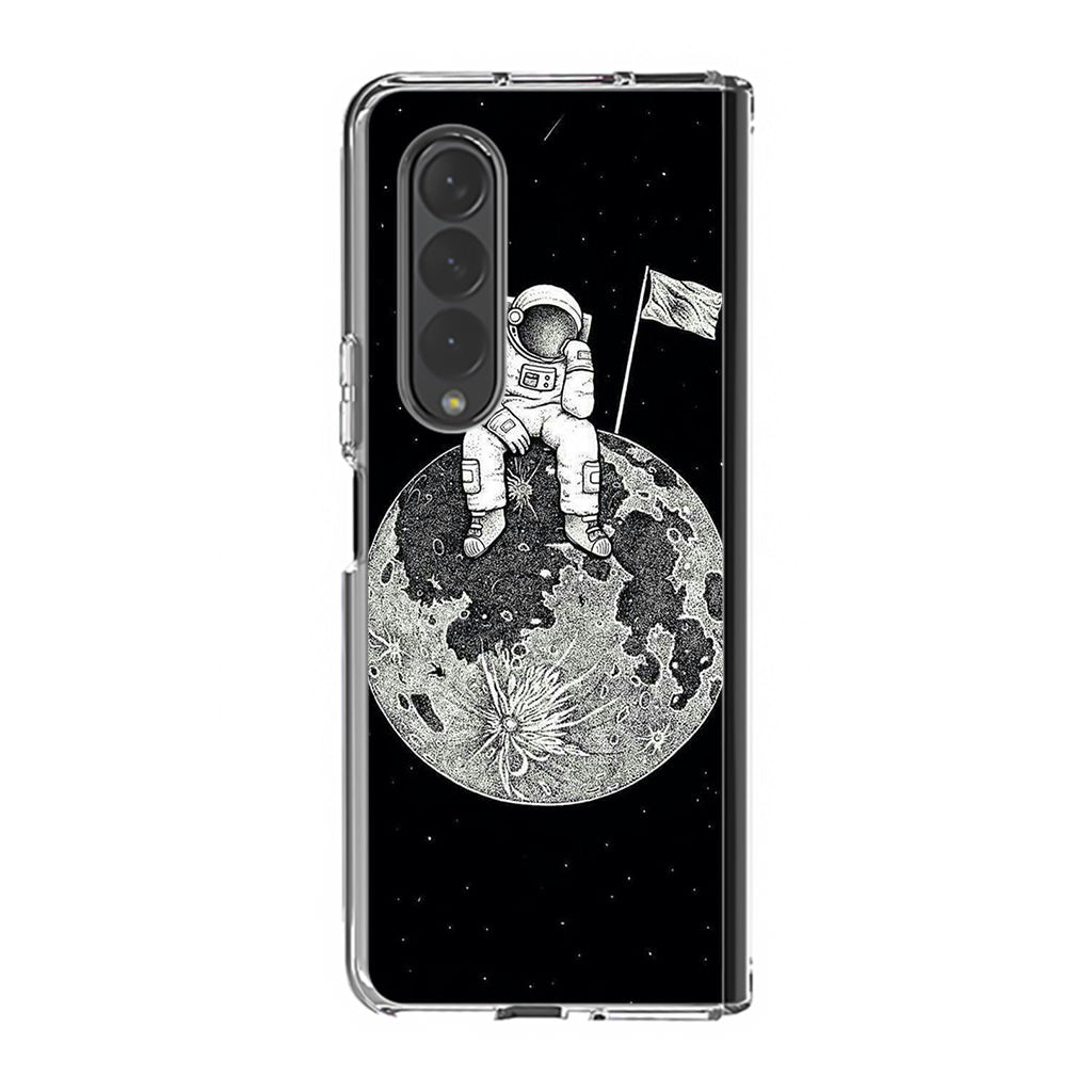 Bored Astronaut Samsung Galaxy Z Fold 3 Case