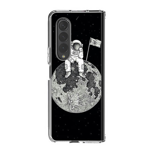 Bored Astronaut Samsung Galaxy Z Fold 4 Case