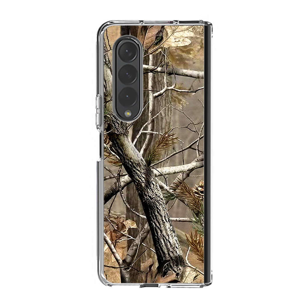 Camoflage Real Tree Samsung Galaxy Z Fold 3 Case