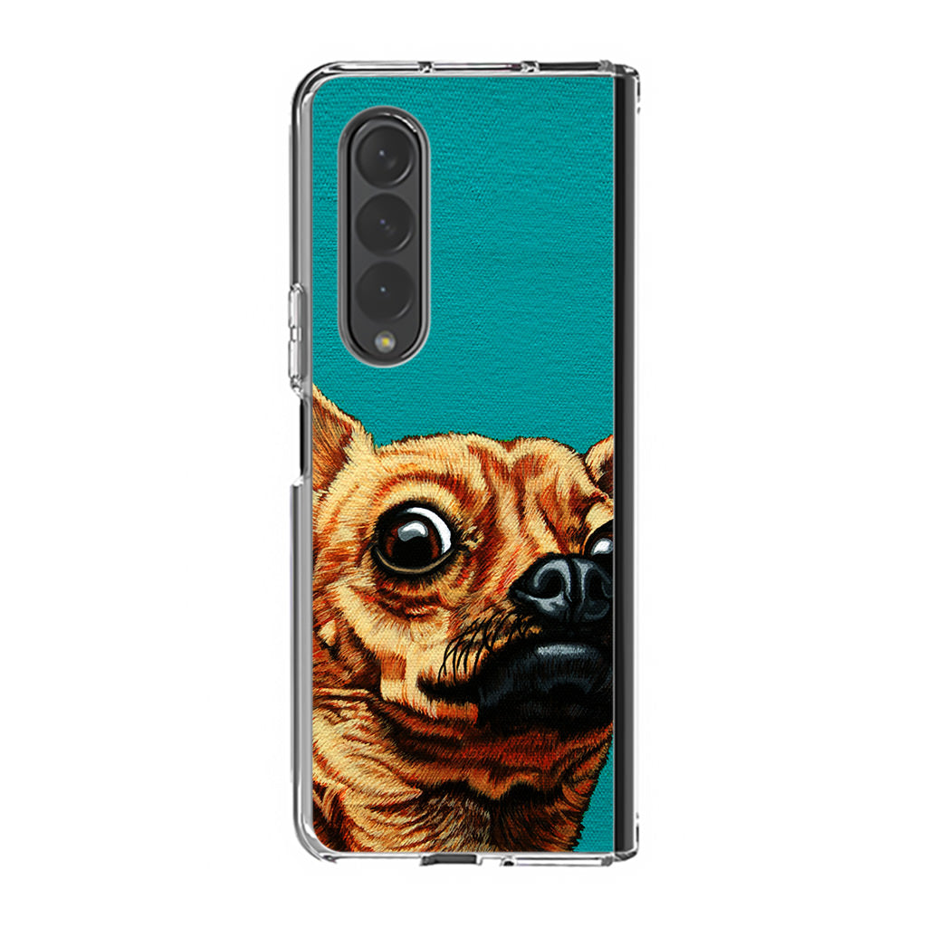 Chihuahua Art Samsung Galaxy Z Fold 3 Case