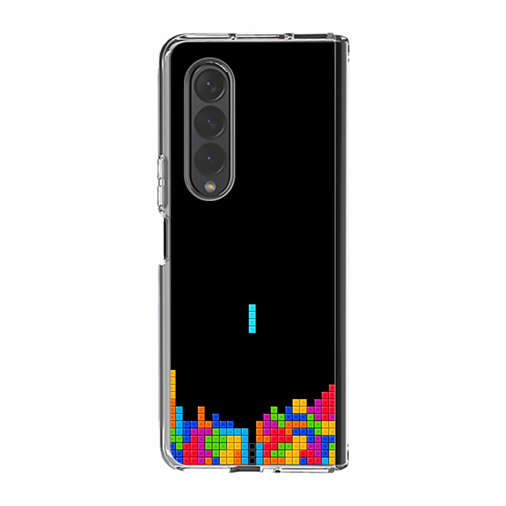 Classic Video Game Tetris Samsung Galaxy Z Fold 3 Case