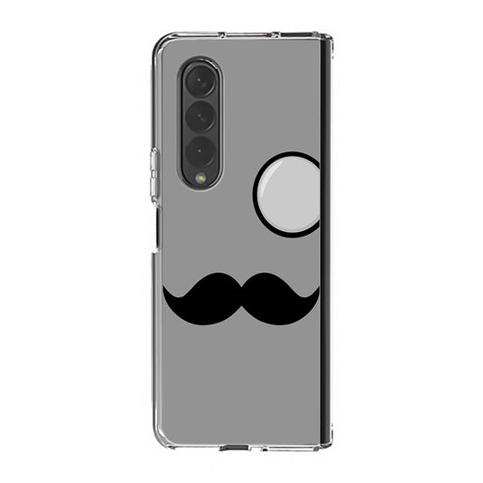 Classy Mustache Samsung Galaxy Z Fold 3 Case