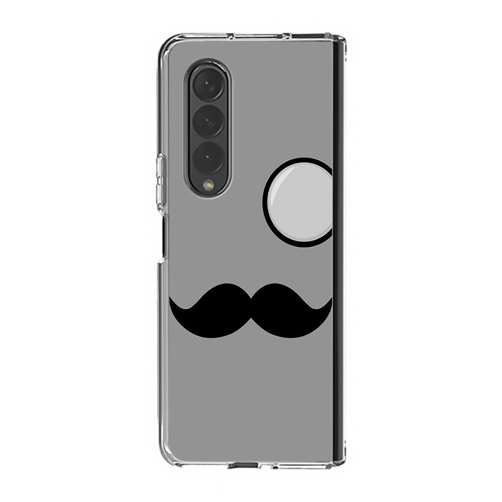 Classy Mustache Samsung Galaxy Z Fold 4 Case