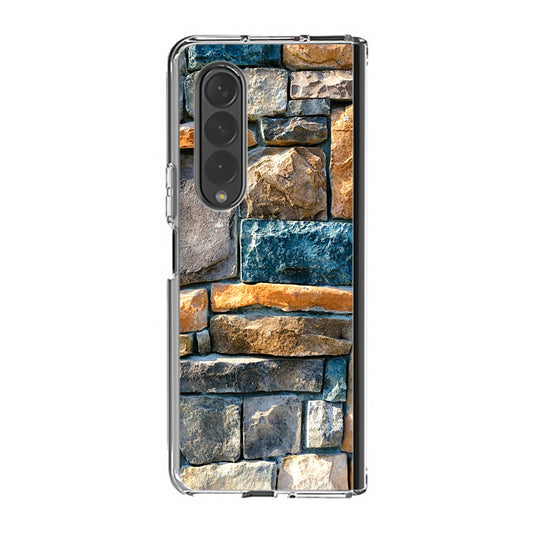 Colored Stone Piles Samsung Galaxy Z Fold 3 Case