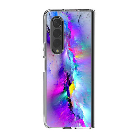 Colorful Abstract Smudges Samsung Galaxy Z Fold 3 Case