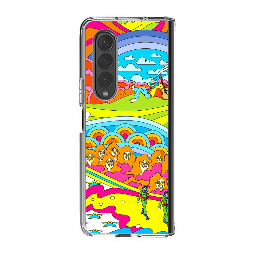 Colorful Doodle Samsung Galaxy Z Fold 3 Case