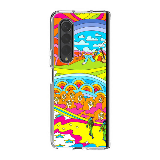 Colorful Doodle Samsung Galaxy Z Fold 3 Case