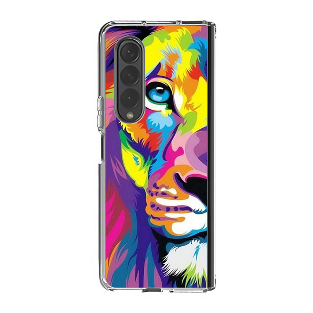 Colorful Lion Samsung Galaxy Z Fold 3 Case