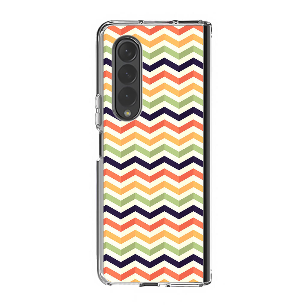 Cute Stripes Samsung Galaxy Z Fold 3 Case