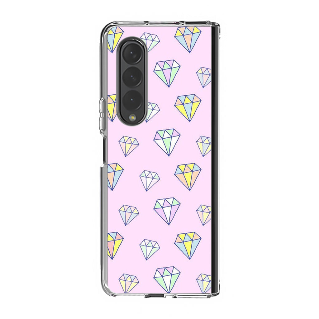 Diamonds Pattern Samsung Galaxy Z Fold 3 Case