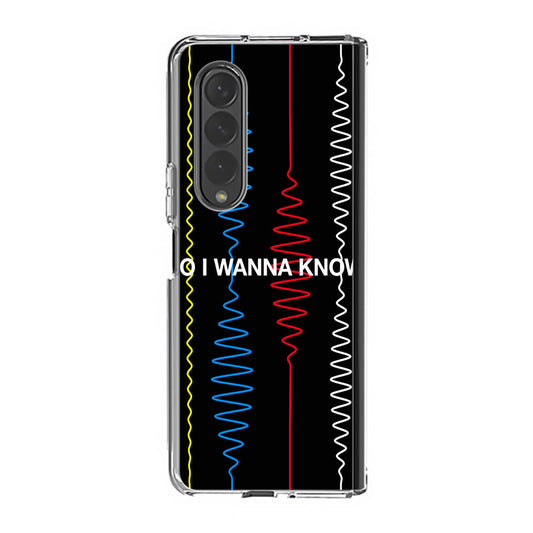 Do I Wanna Know Four Strings Samsung Galaxy Z Fold 3 Case