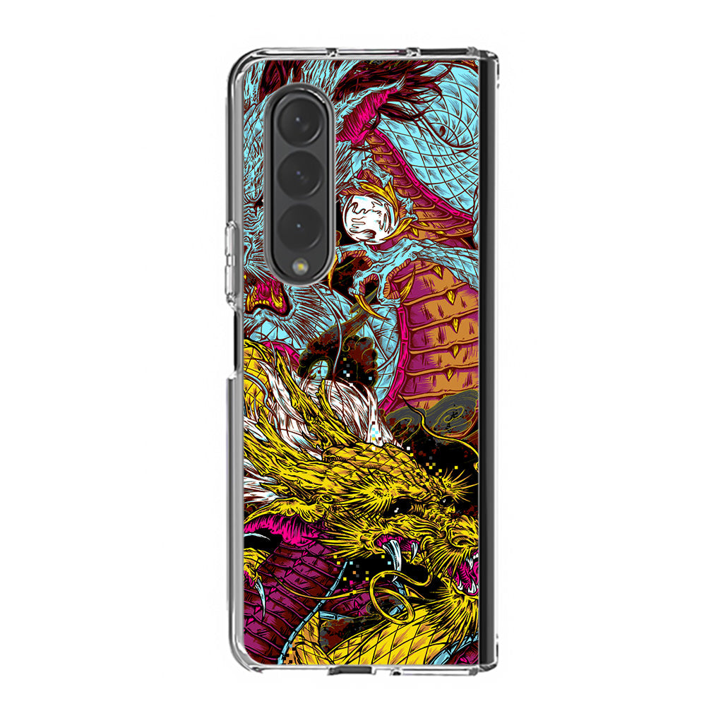 Double Dragons Samsung Galaxy Z Fold 3 Case