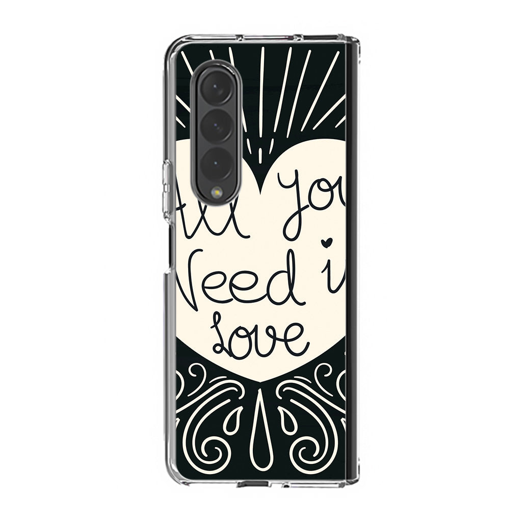 Drawn Love Samsung Galaxy Z Fold 3 Case