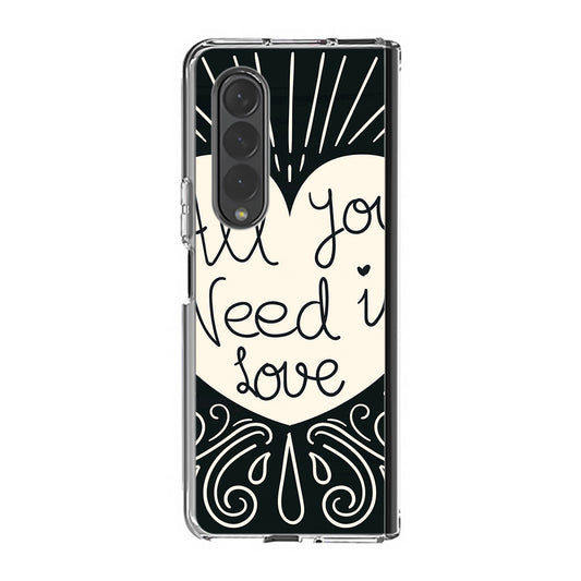 Drawn Love Samsung Galaxy Z Fold 3 Case