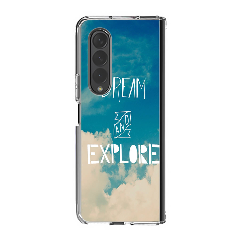 Dream and Explore Samsung Galaxy Z Fold 3 Case