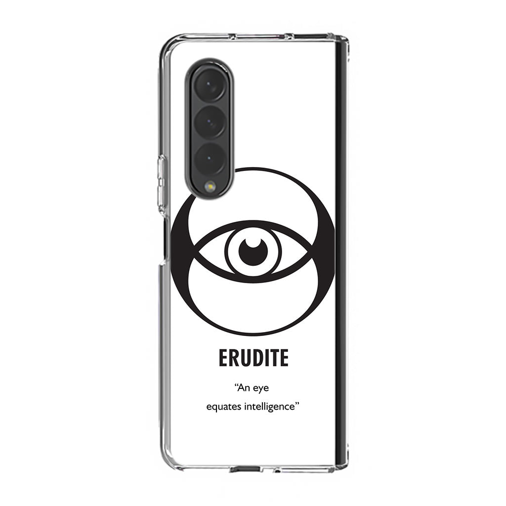 Erudite Divergent Faction Samsung Galaxy Z Fold 3 Case