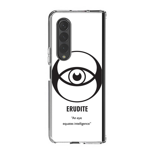 Erudite Divergent Faction Samsung Galaxy Z Fold 4 Case