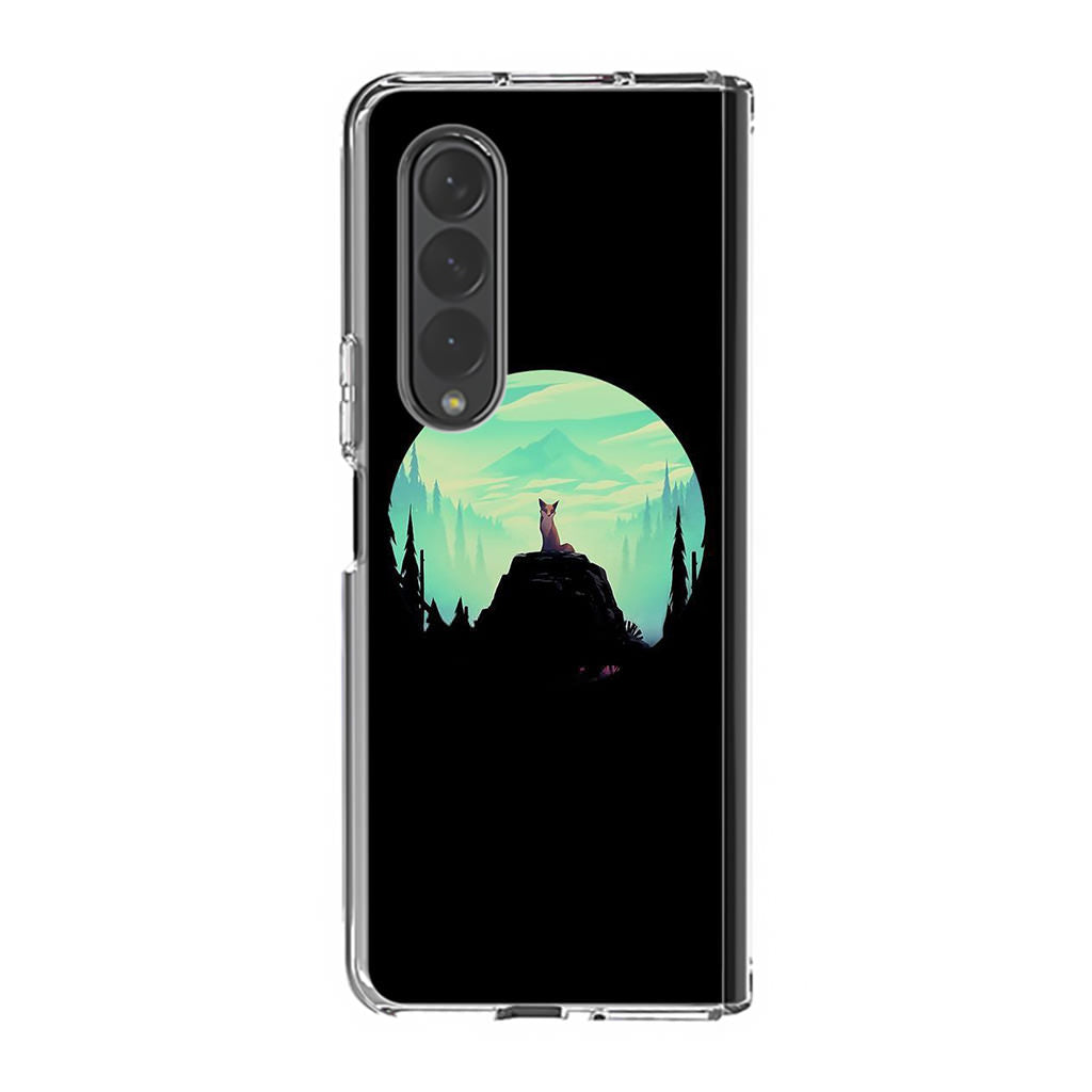 Fox on the Rock Samsung Galaxy Z Fold 3 Case