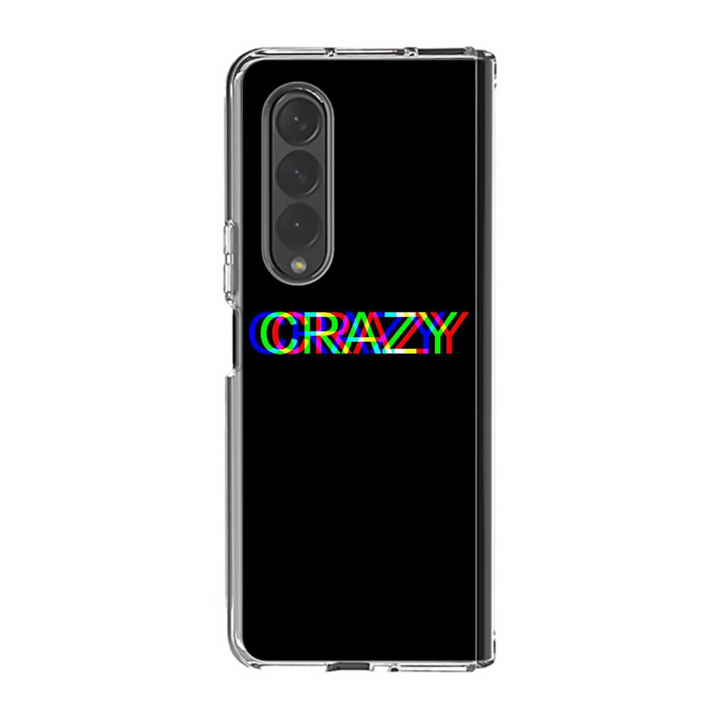 Glitch Crazy Samsung Galaxy Z Fold 3 Case