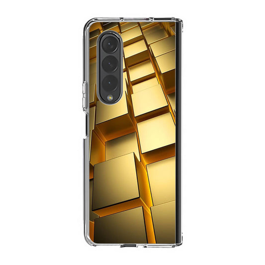 Golden Cubes Samsung Galaxy Z Fold 3 Case