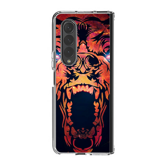 Grizzly Bear Art Samsung Galaxy Z Fold 3 Case