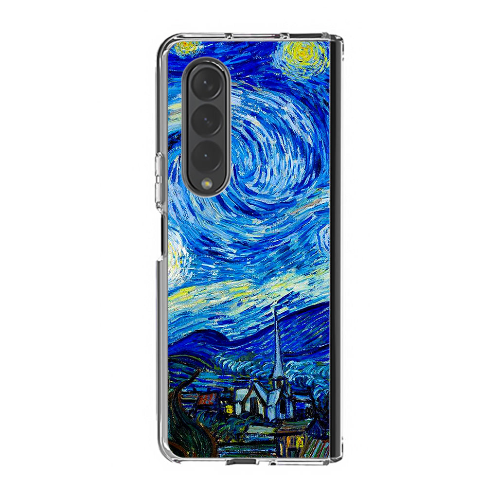 Hogwarts Starry Night Samsung Galaxy Z Fold 3 Case