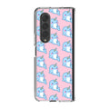 Horned Whales Pattern Samsung Galaxy Z Fold 3 Case