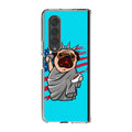 Independence Day Pug Samsung Galaxy Z Fold 3 Case