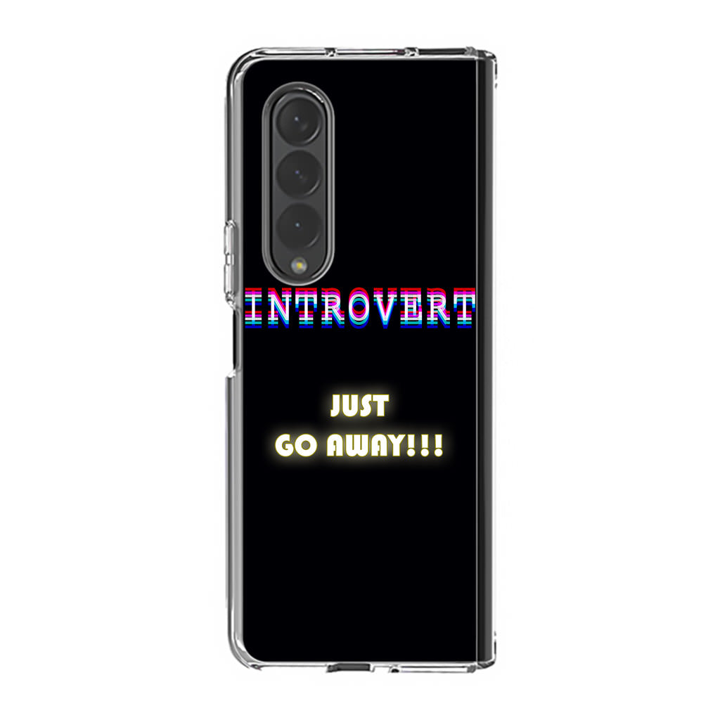 I'm Introvert Samsung Galaxy Z Fold 3 Case