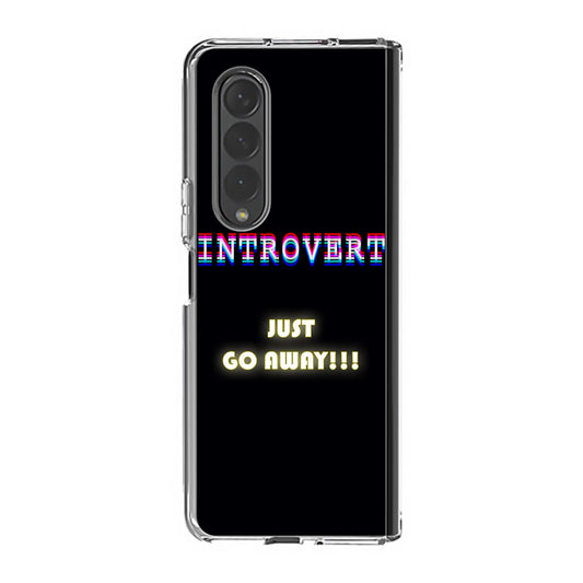 I'm Introvert Samsung Galaxy Z Fold 4 Case