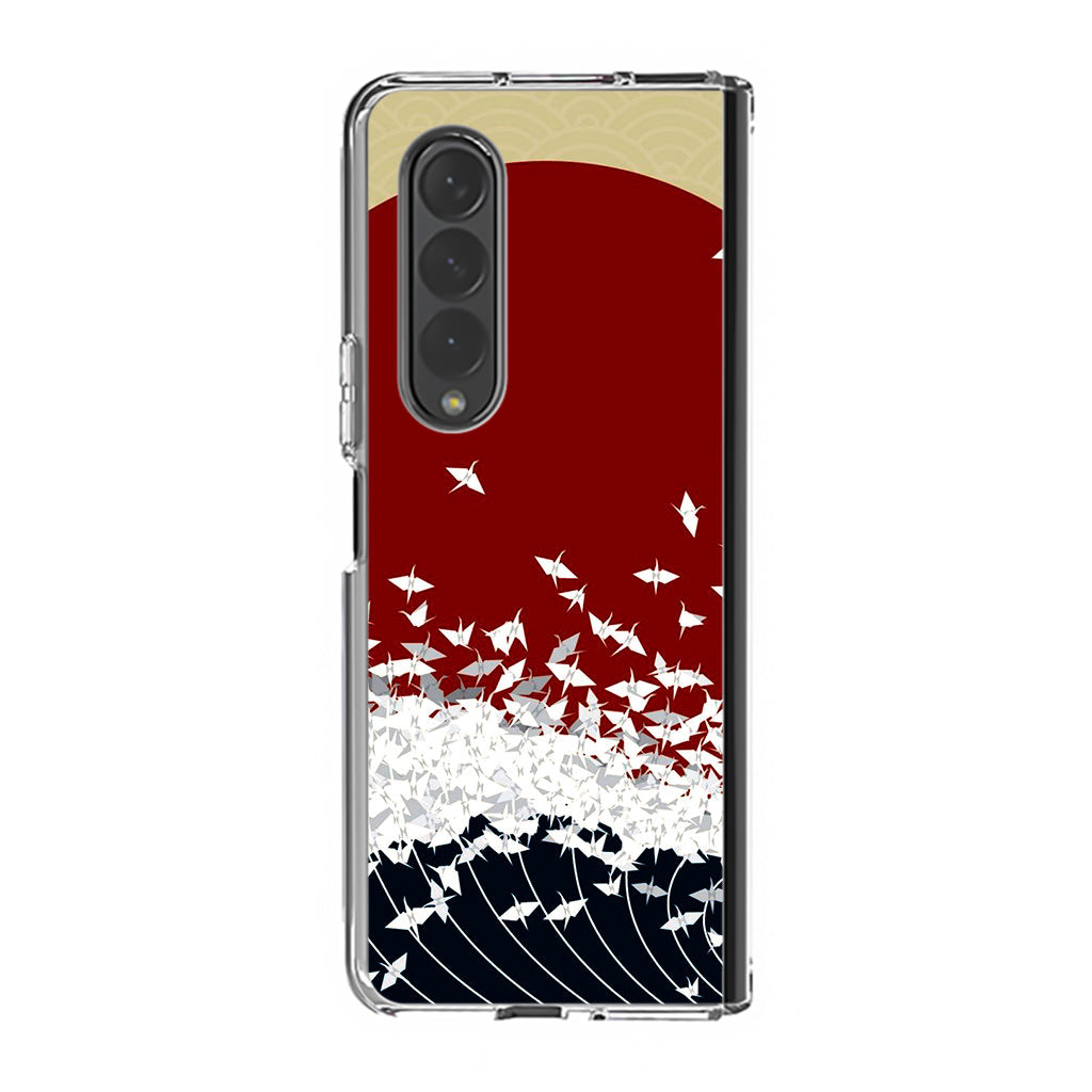 Japanese Art Samsung Galaxy Z Fold 3 Case