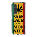 Keep Calm And Smoke Weed Samsung Galaxy Z Fold 3 Case