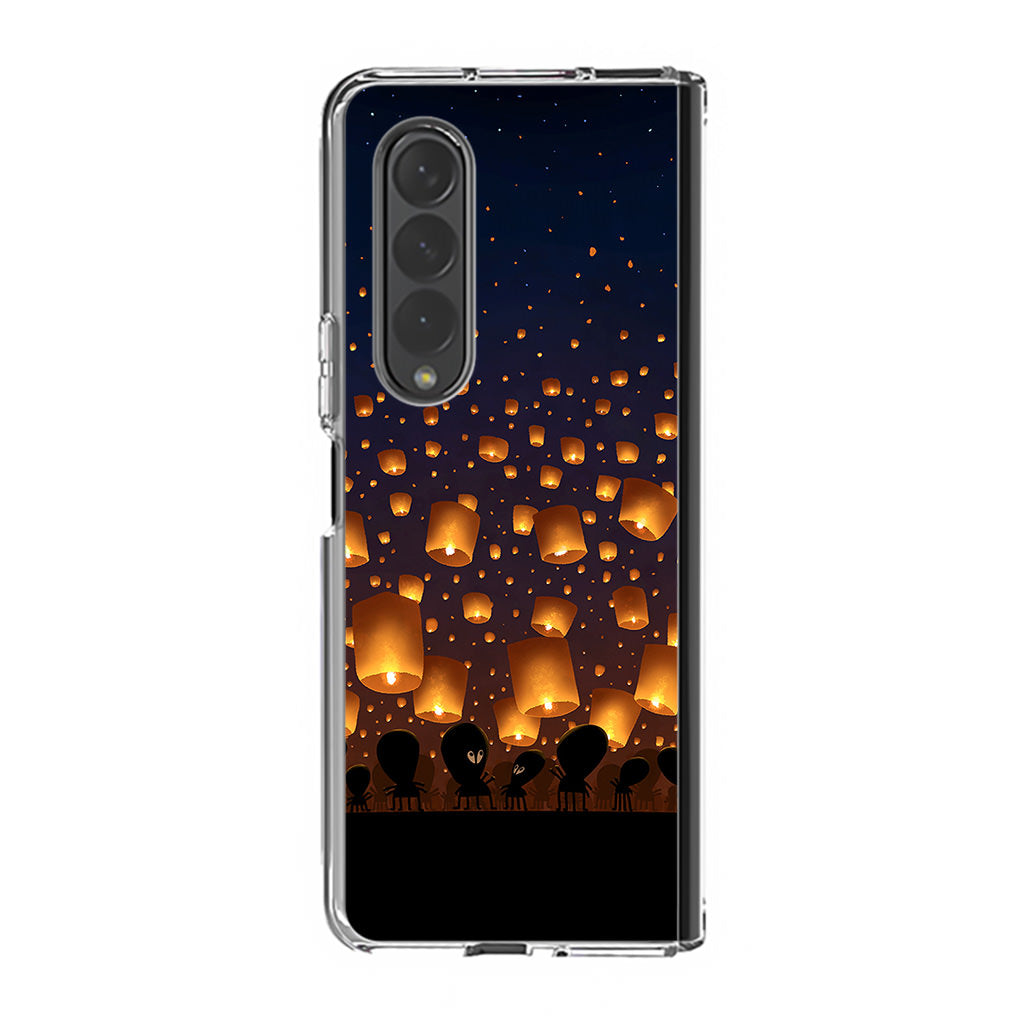 Lanterns Light Samsung Galaxy Z Fold 3 Case