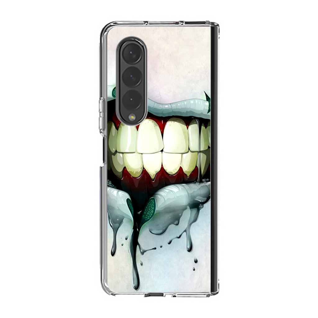 Lips Mouth Teeth Samsung Galaxy Z Fold 3 Case