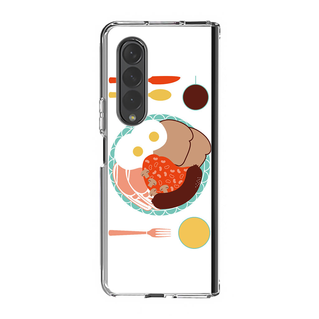 London Breakfast Samsung Galaxy Z Fold 3 Case