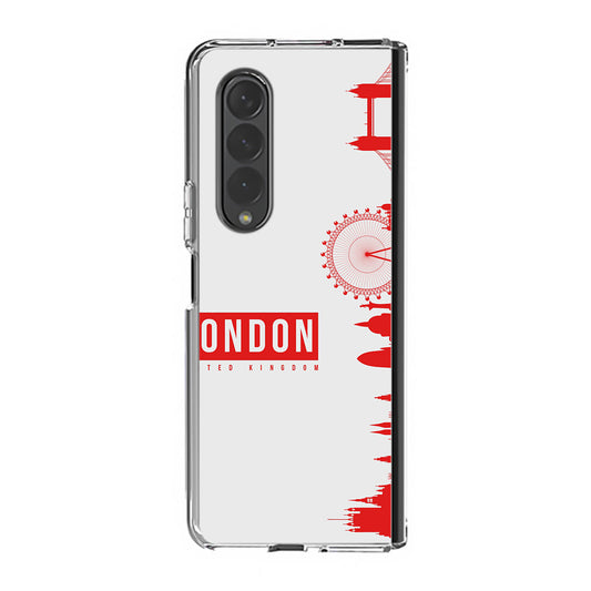 London Vector Samsung Galaxy Z Fold 3 Case