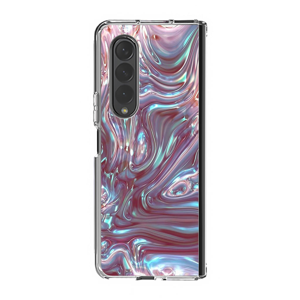 Metallic Liquid Samsung Galaxy Z Fold 4 Case